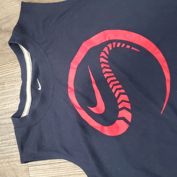 Nike/MLB Geniune Merchandise Indians BaseballTanktop with Matching Shorts Size 6 - Picture 3 of 9